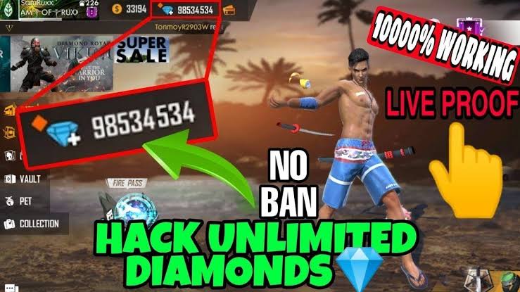 Cheat Diamond Free fire tak terbatas