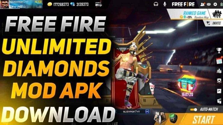 free fire mod apk unlimited diamonds download 5726