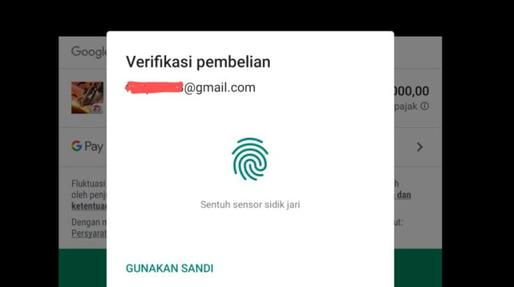 verifikasi top up free fire pulsa