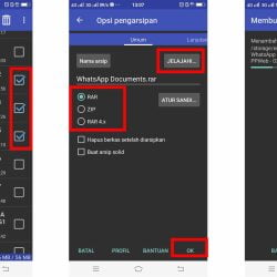cara membuat file rar di android