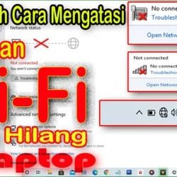 cara mengembalikan wifi yang hilang di laptop