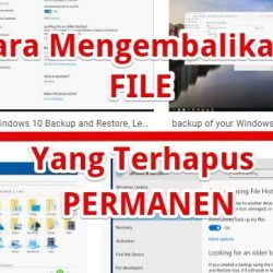 cara mengembalikan file yang terhapus permanen