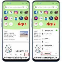 Cara aktifkan VPN opera settings