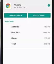 cara hapus cache di Android 8.0 Oreo