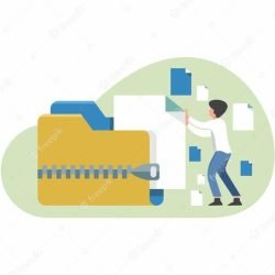 cara membuka file zip