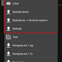 Cara Membuka File Zip BeeDroid