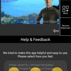 Cara Ganti Background Pemandangan di Foto Android 7