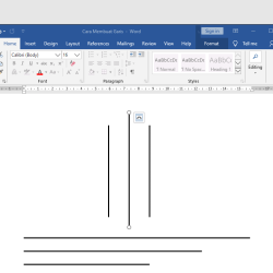 Cara Membuat Garis di Word