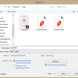 Menyimpan file setelah diedit
