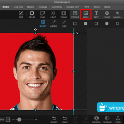 cara edit foto background merah 5
