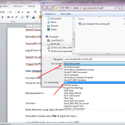 merubah file word ke format PDF online dan dengan microsoft word