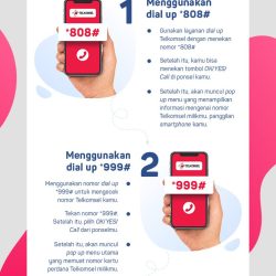Infografis Cara Cek Nomor Telkomsel