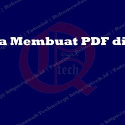 Cara Membuat PDF di HP