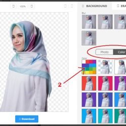 edit foto background merah online 2b