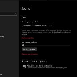 Pengaturan Suara Windows 10