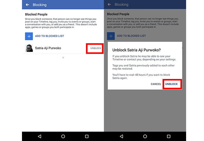 Cara Membuka Blokir Fb Di Hp 2 Cara Mudah Membuka Blokiran Teman di Facebook