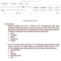 soal ms word