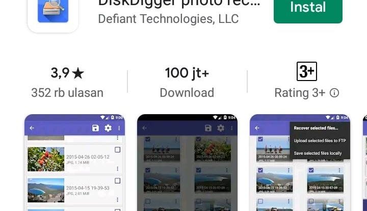 Mengembalikan Foto yang Terhapus di Oppo