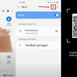 Pilih pada simbol WiFi dan tahan beberapa detik pada simbol tersebut. Berikutnya maka kamu akan diantarkan menuju ke halaman Pengaturan WiFi.