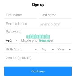 cara daftar buat email baru di yahoo lewat hp