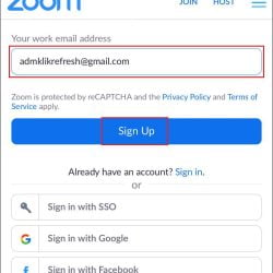 cara membuat akun zoom 2