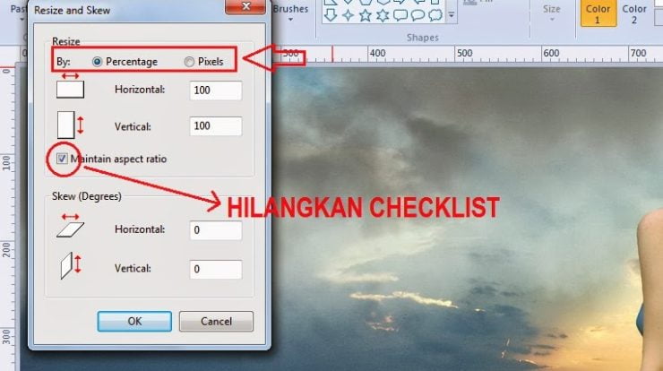 CARA MENGECILKAN UKURAN FOTO DENGAN MS PICTURE MANAGER PAINT9