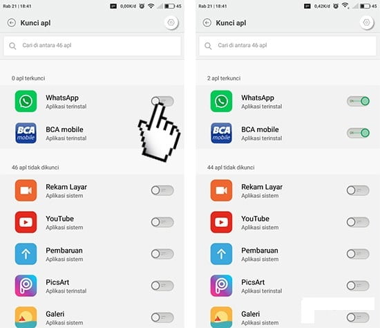 Cara Membuka Kunci Aplikasi Xiaomi