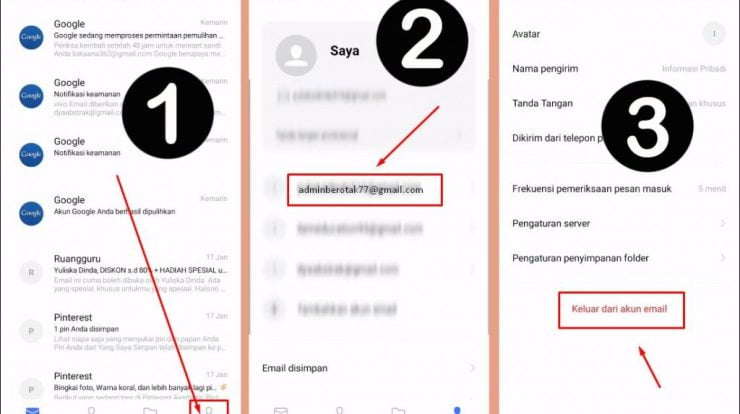 Langkah langkah cara mengatasi kata sandi email kadaluarsa di HP Vivo lewat Email 1024x711 1