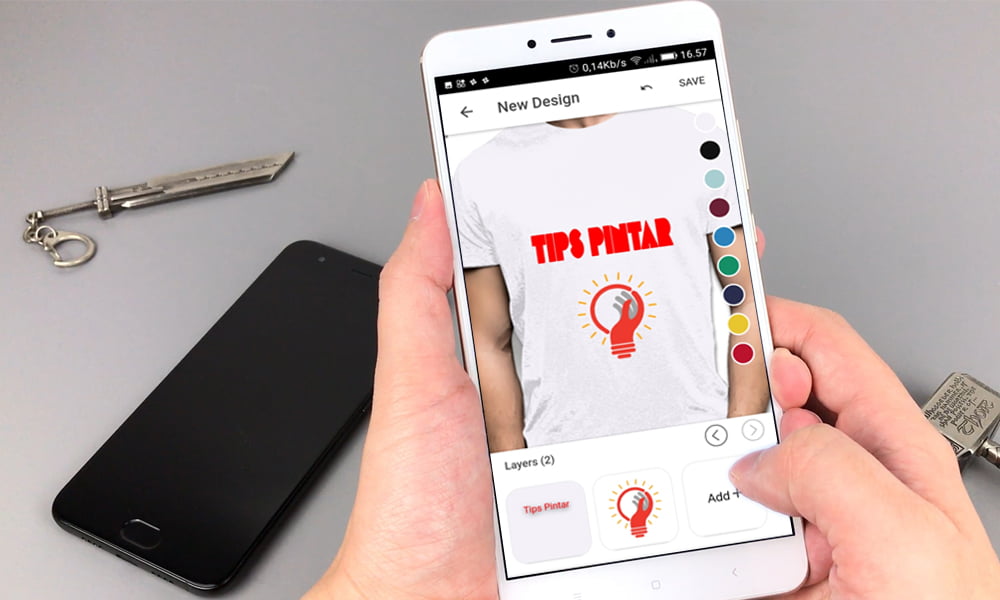 Cara Desain Baju/Kaos di HP Cuma 5 Menit Langsung Jadi!